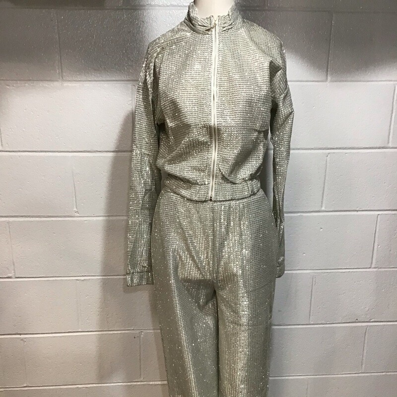 Gold/Silver Jacket And Pants Set
