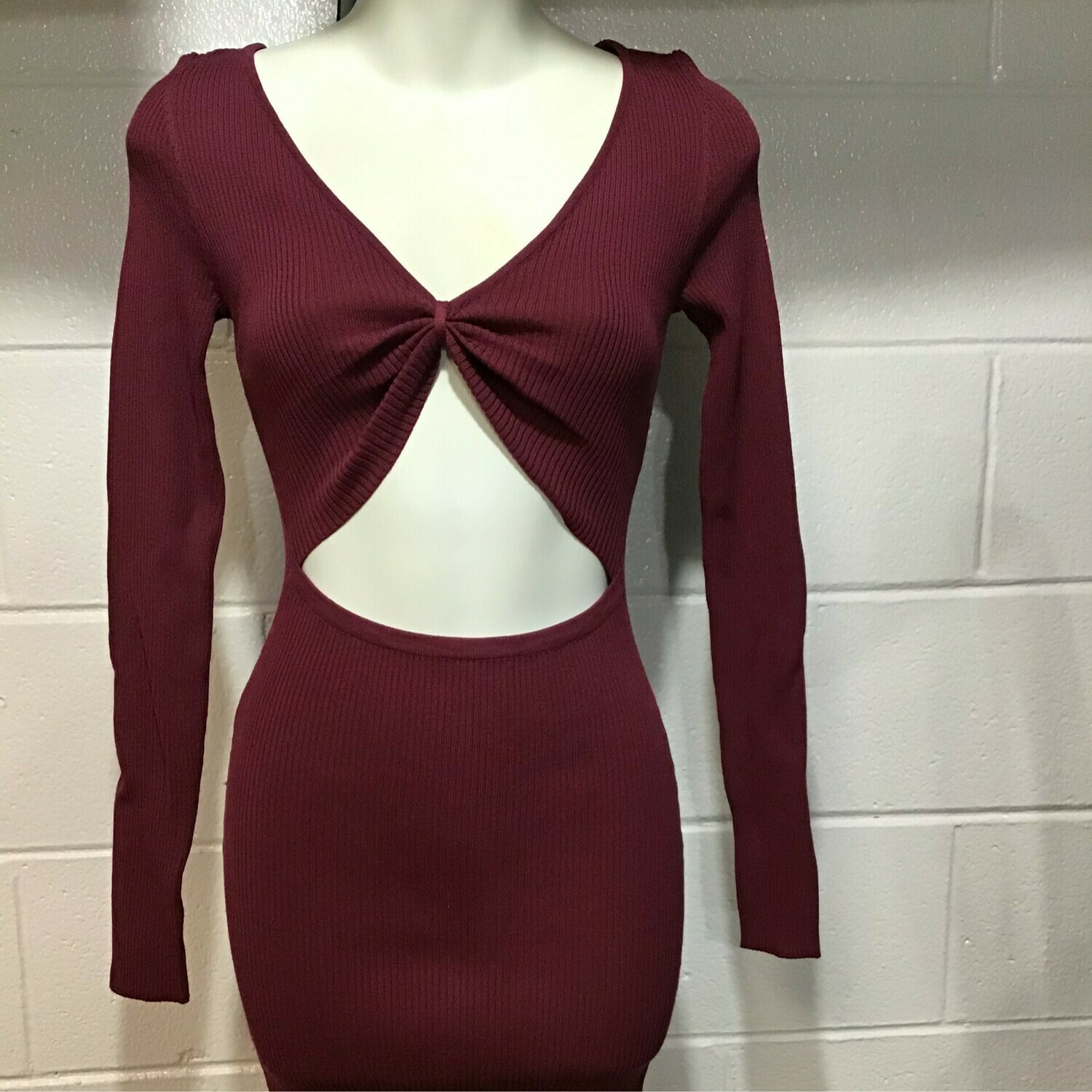 Maroon V Cut Nylon