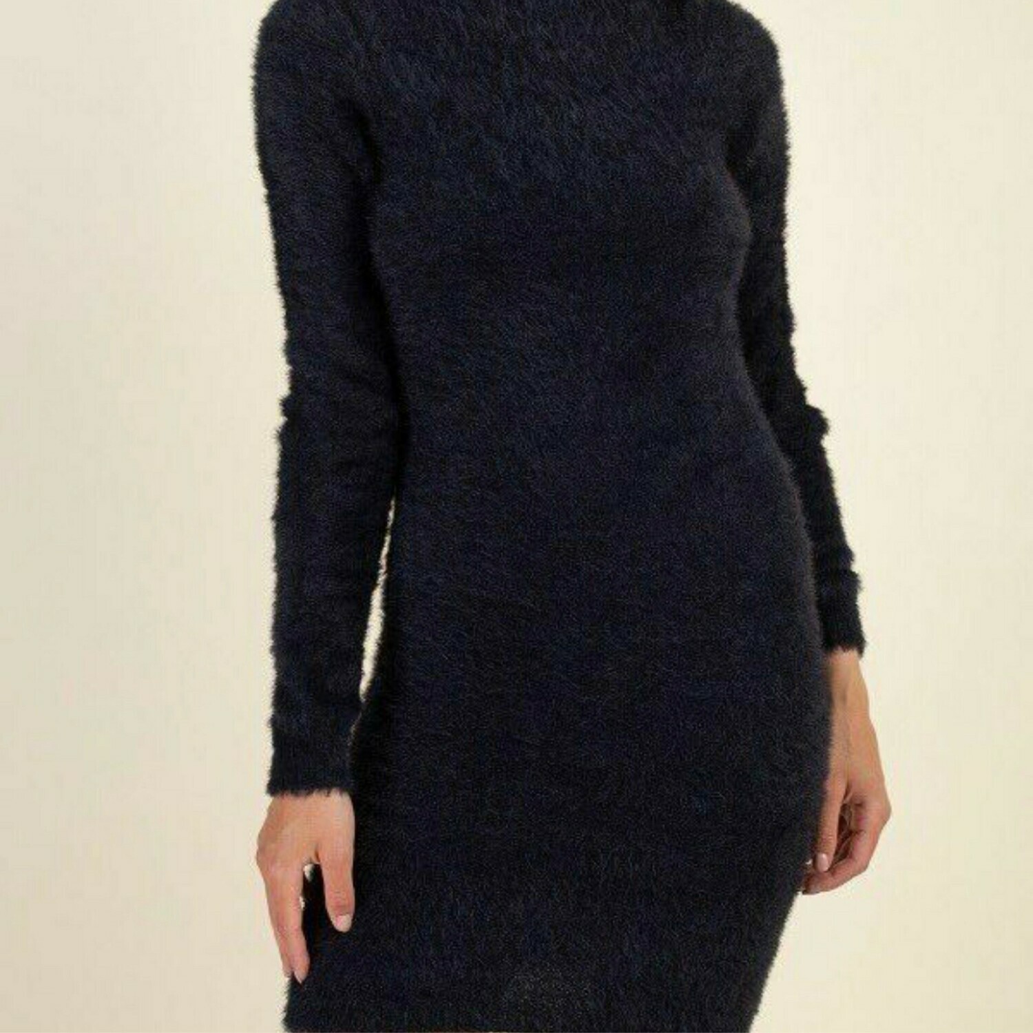 Fuzzy Sweater Dress