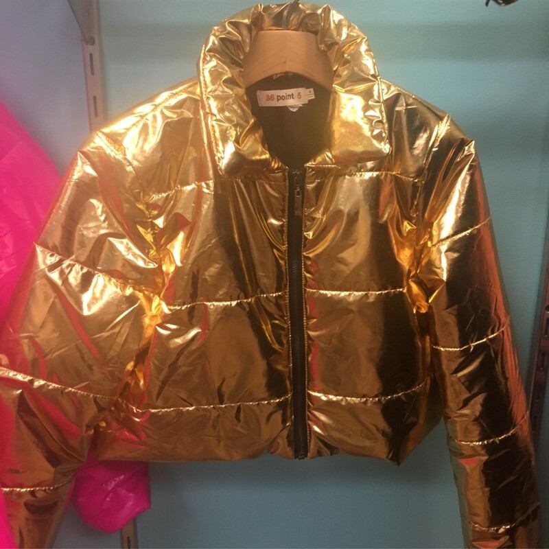 Gold Puff Jacket
