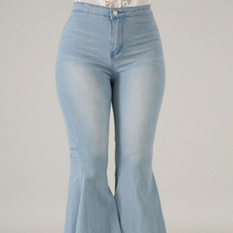 Raw Bell Jeans Light Denim