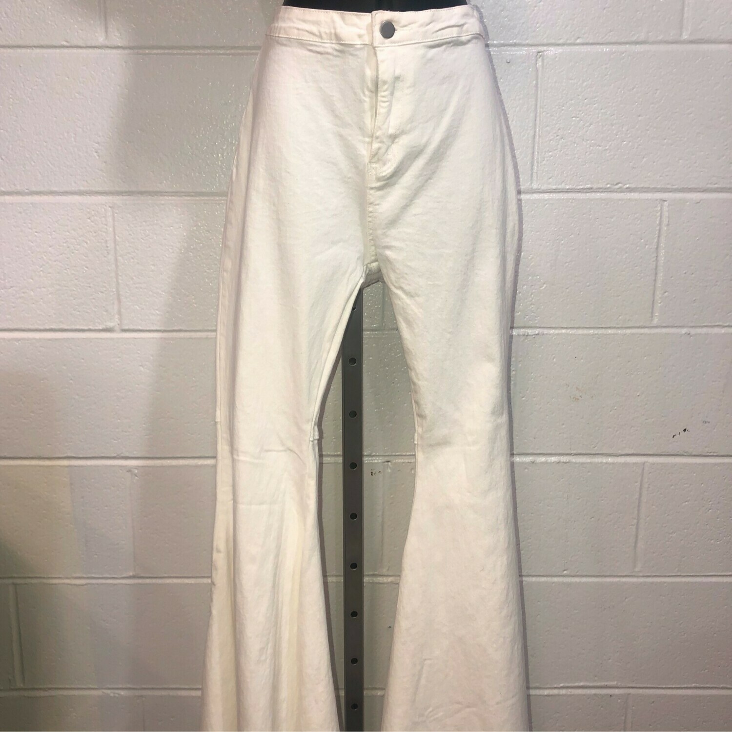 White Bell Bottom Jeans