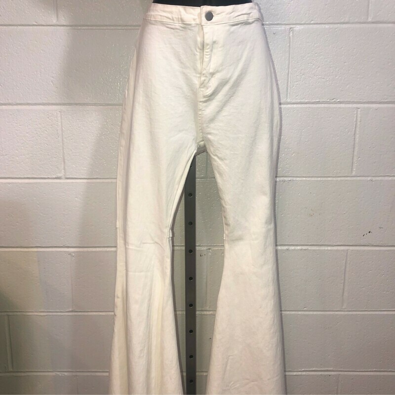 White Bell Bottom Jeans