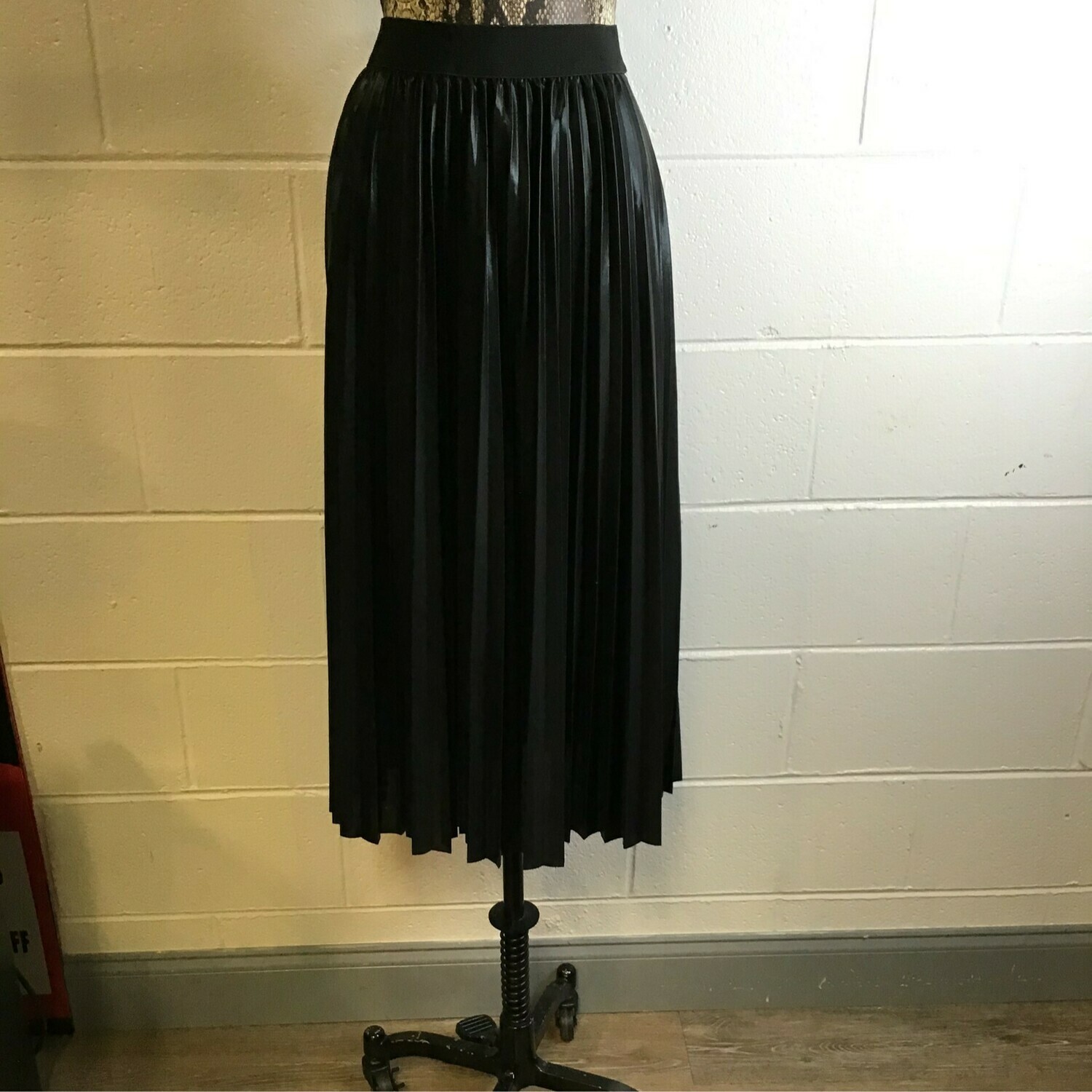 Black Pleated Skirt