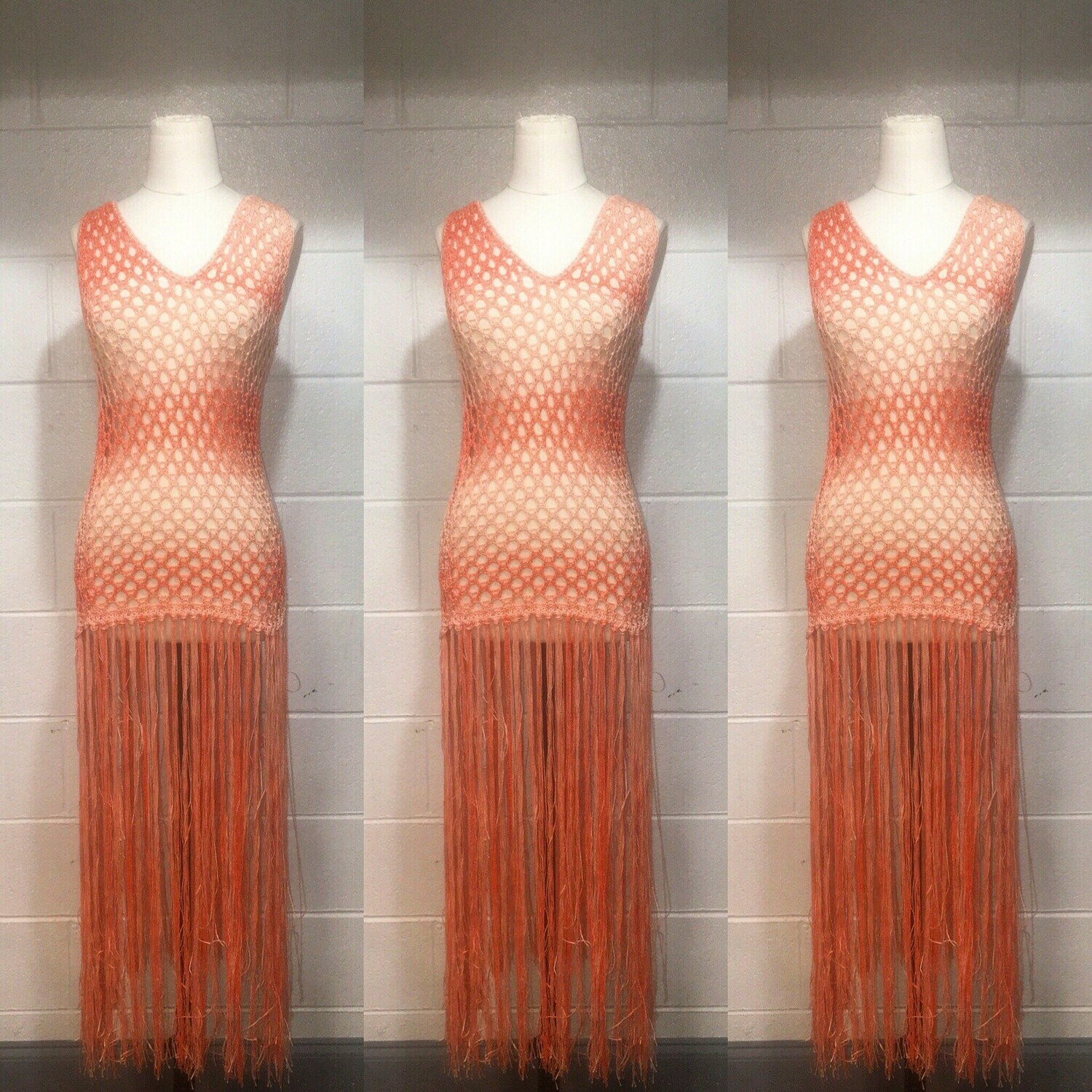 Tie Dye Orange Cover Up