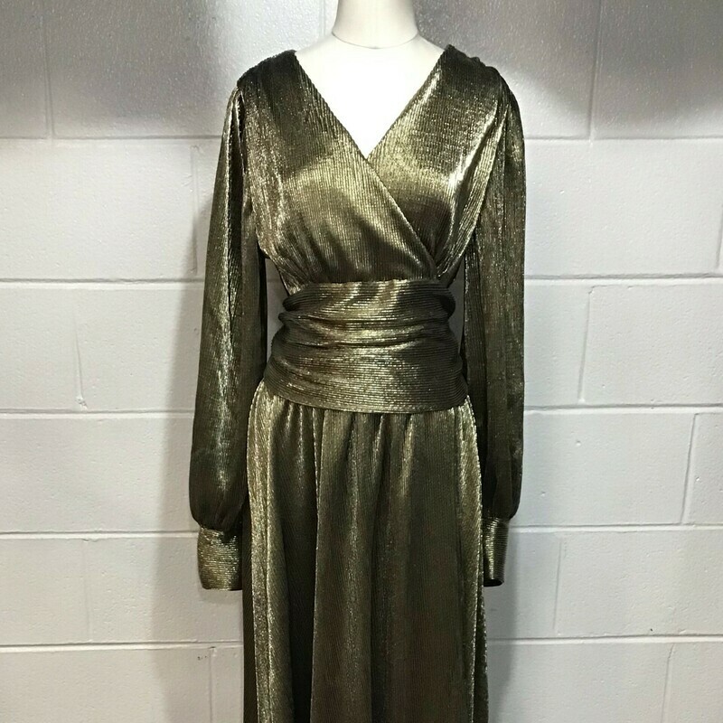 Gold Long Elegant Dress
