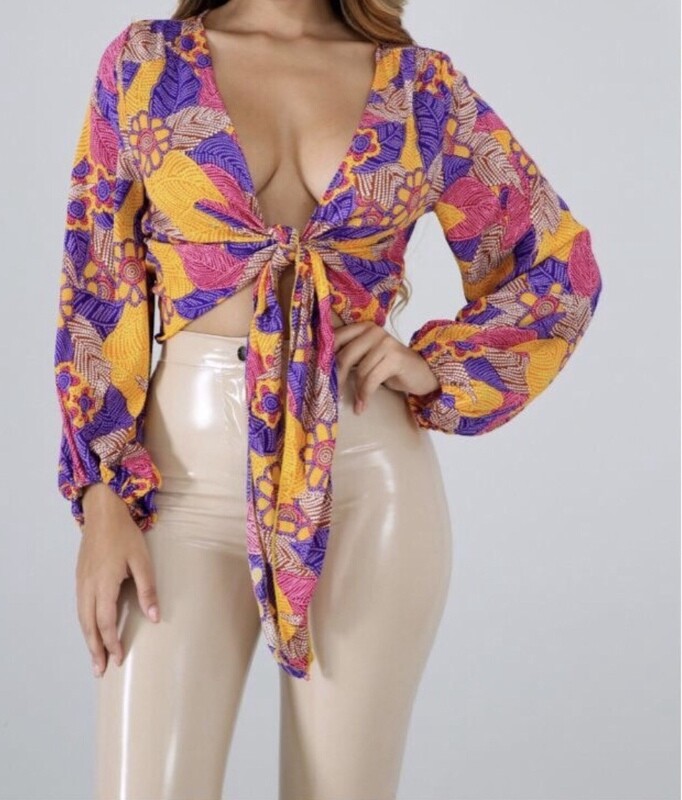 Tie-Up Kimono Shirt