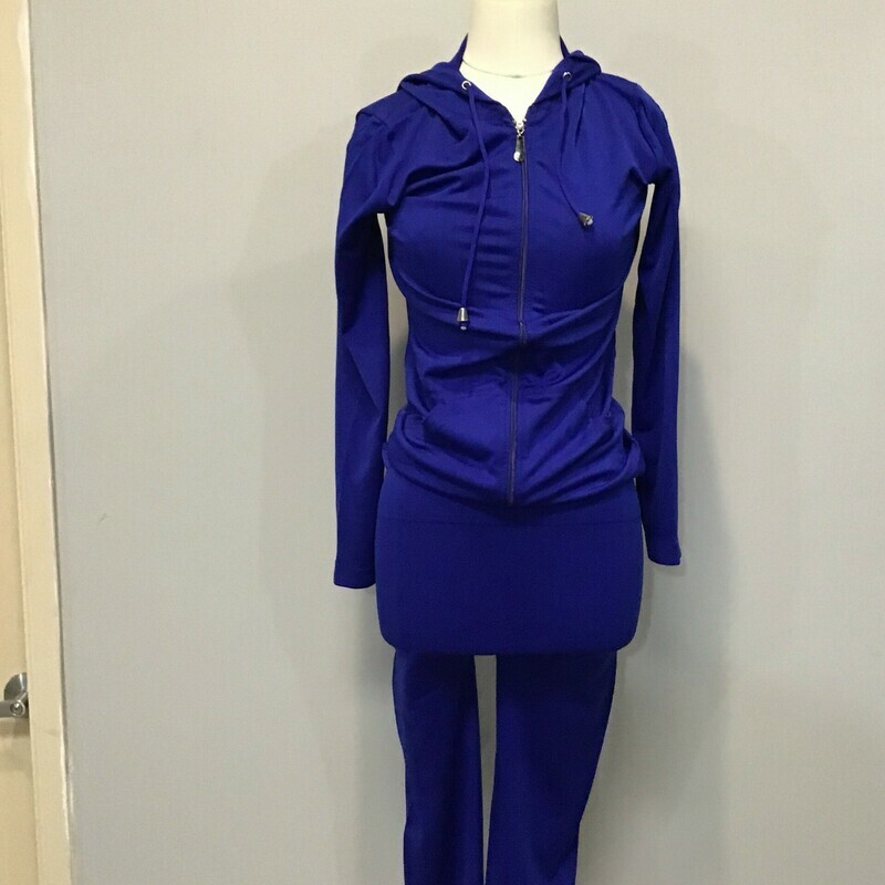 Solid Hoodie Two- Piece  Legging Set