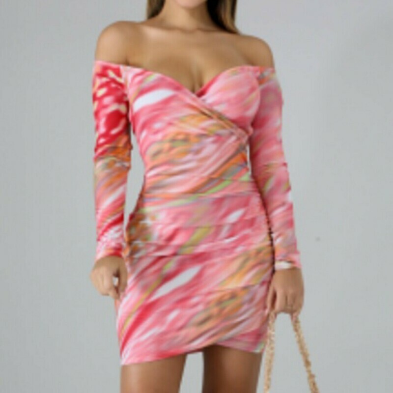 Peach Dress