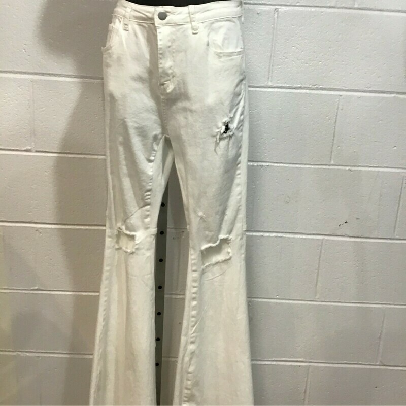 Demin White Jeans