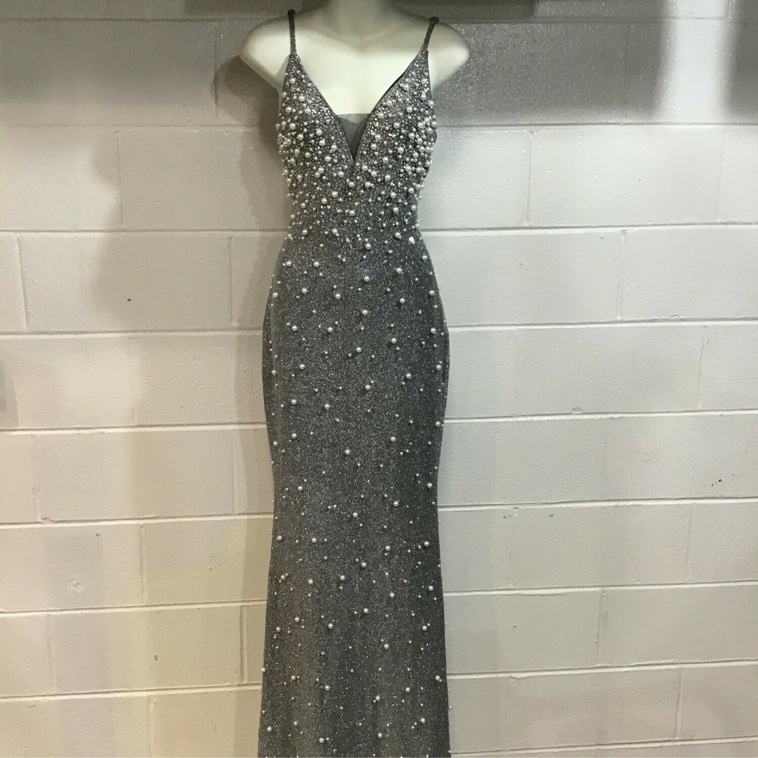Gray Pearl Dress