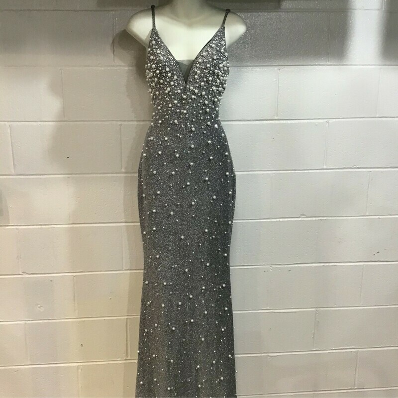 Gray Pearl Dress