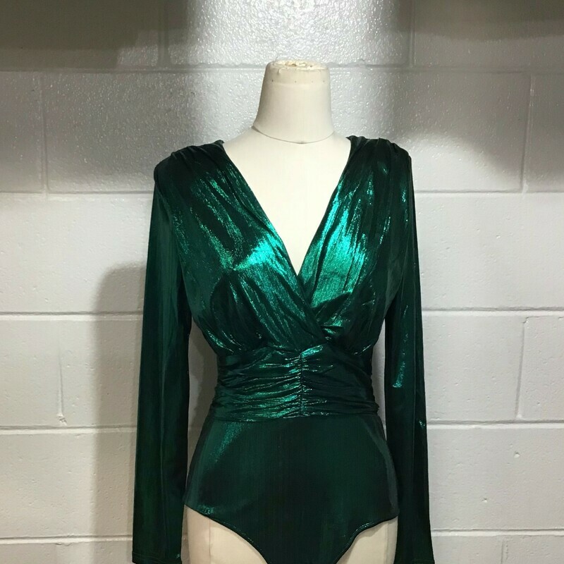 Shiny Green Bodysuit
