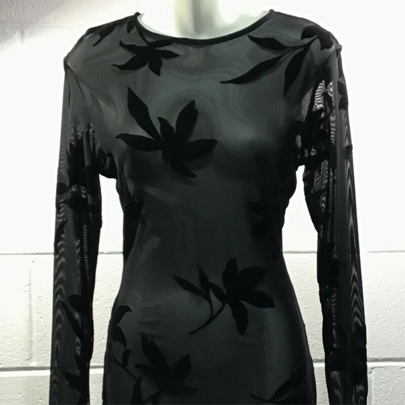 Floral See Through Dress