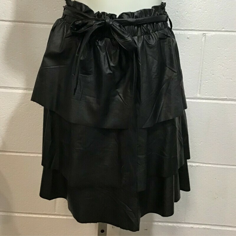 Leather Layered Skirt