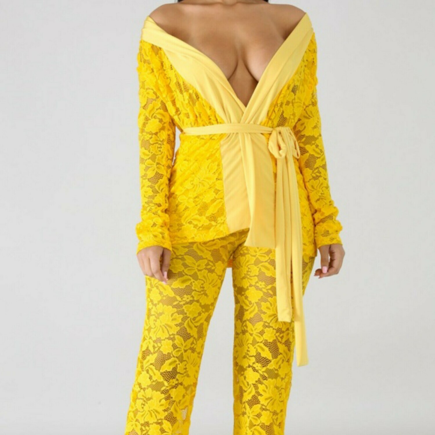 Venus Glow Pant Set Yellow