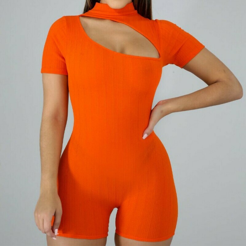 Knit Slash Romper
