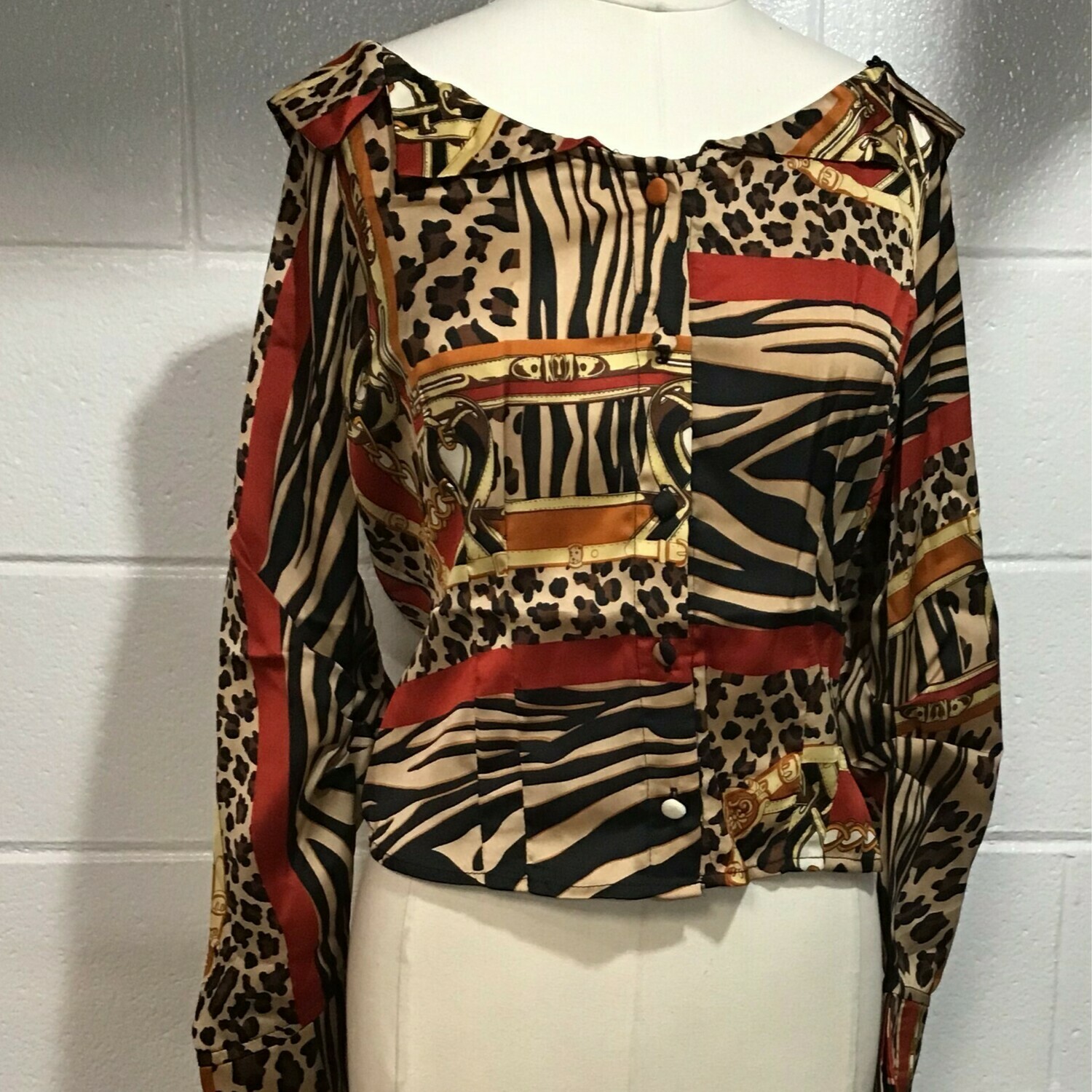 Leopard/Zebra Print Top
