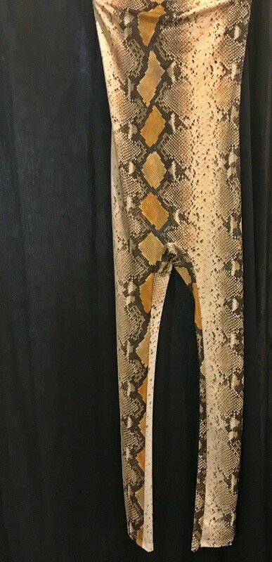 Snake Skin Tube Jumpsuit