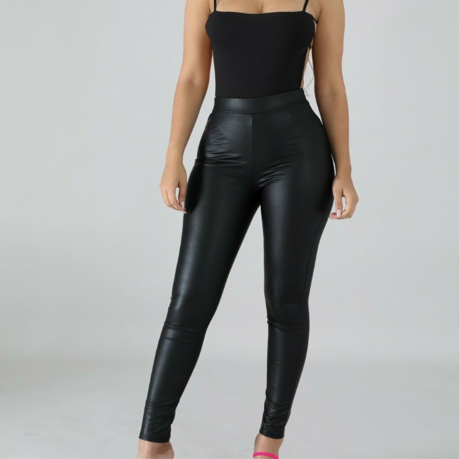 Biker Leatherette Pants