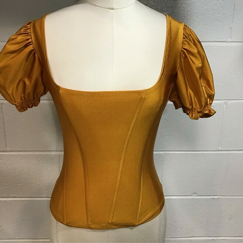 Gold Bodycon Top