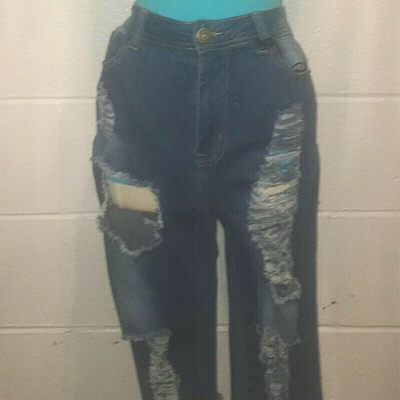 High waisted Rip Bermuda Shorts