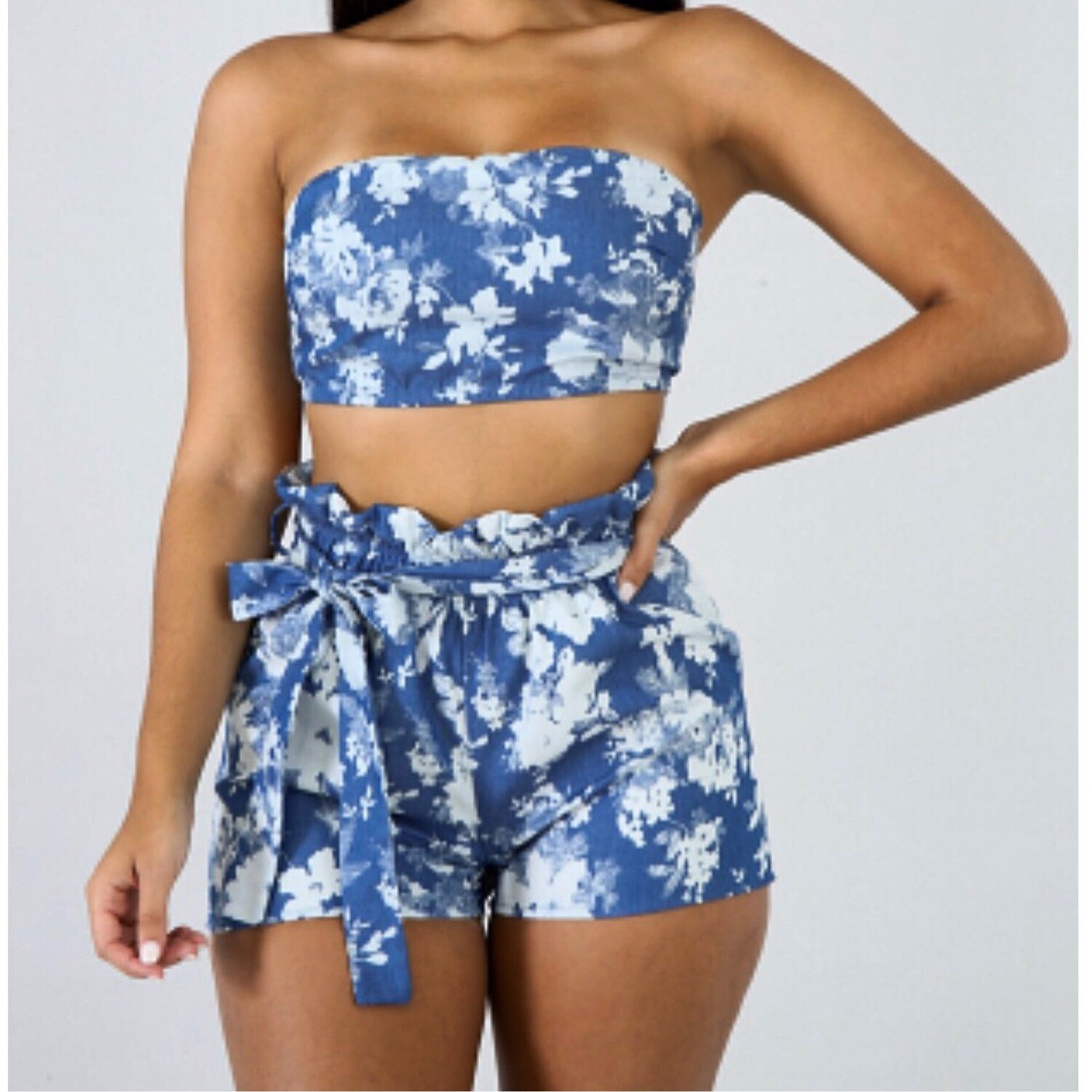 Floral Blossom Short Set