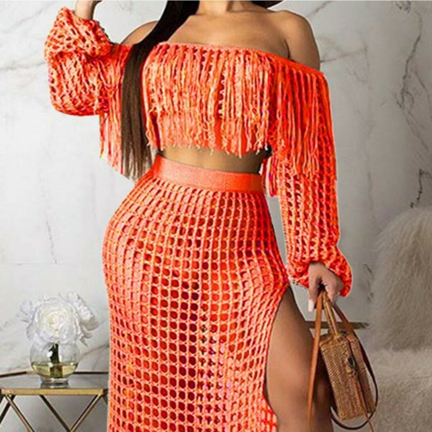 Orange Cover Up