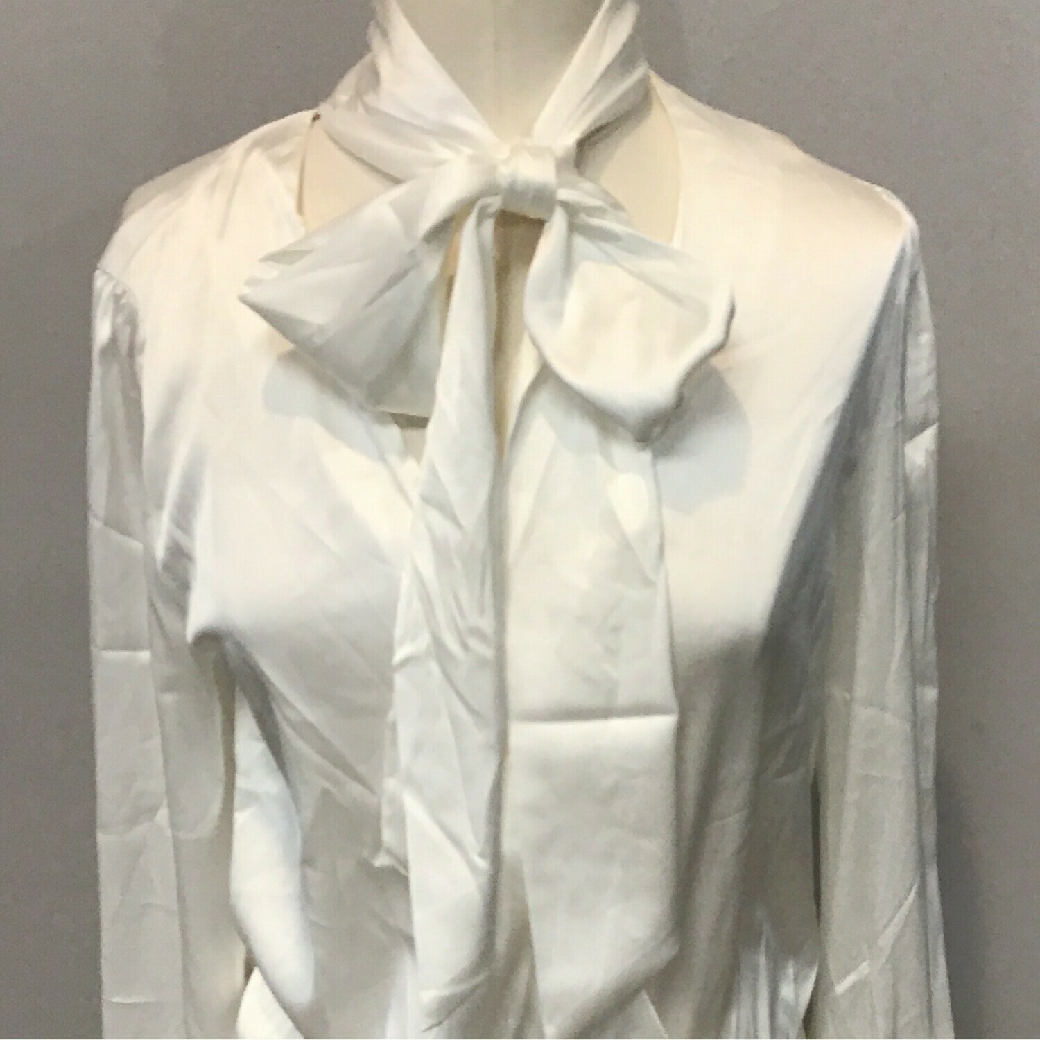 White Bow Tie Bodysuit