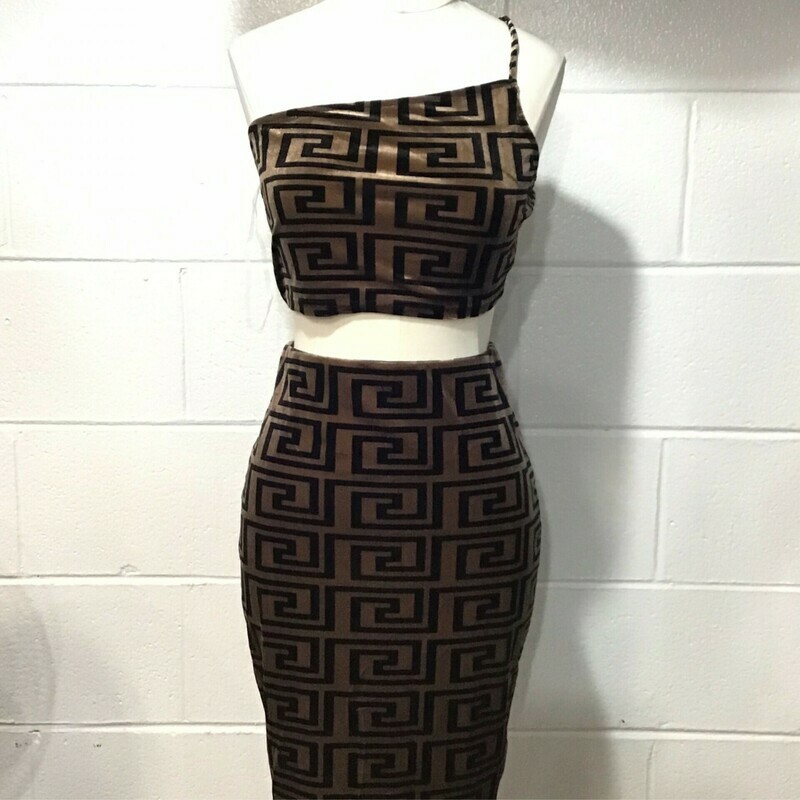 Fendi Inspired skirt set