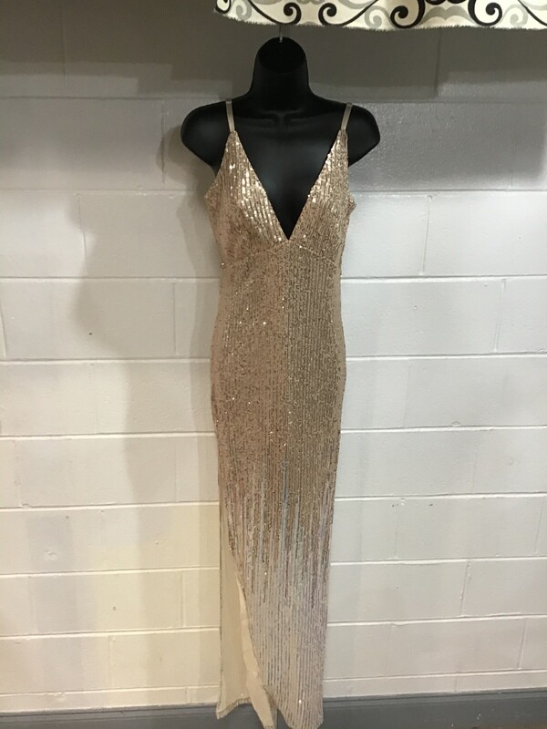 Sequence Nude Dress