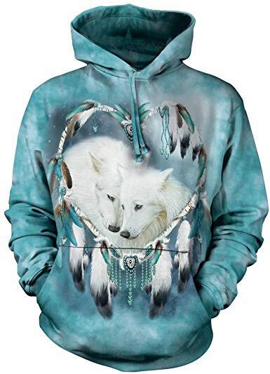 Arctic Wolf Heart Hoodie Arctic Wolf Heart Hoodie