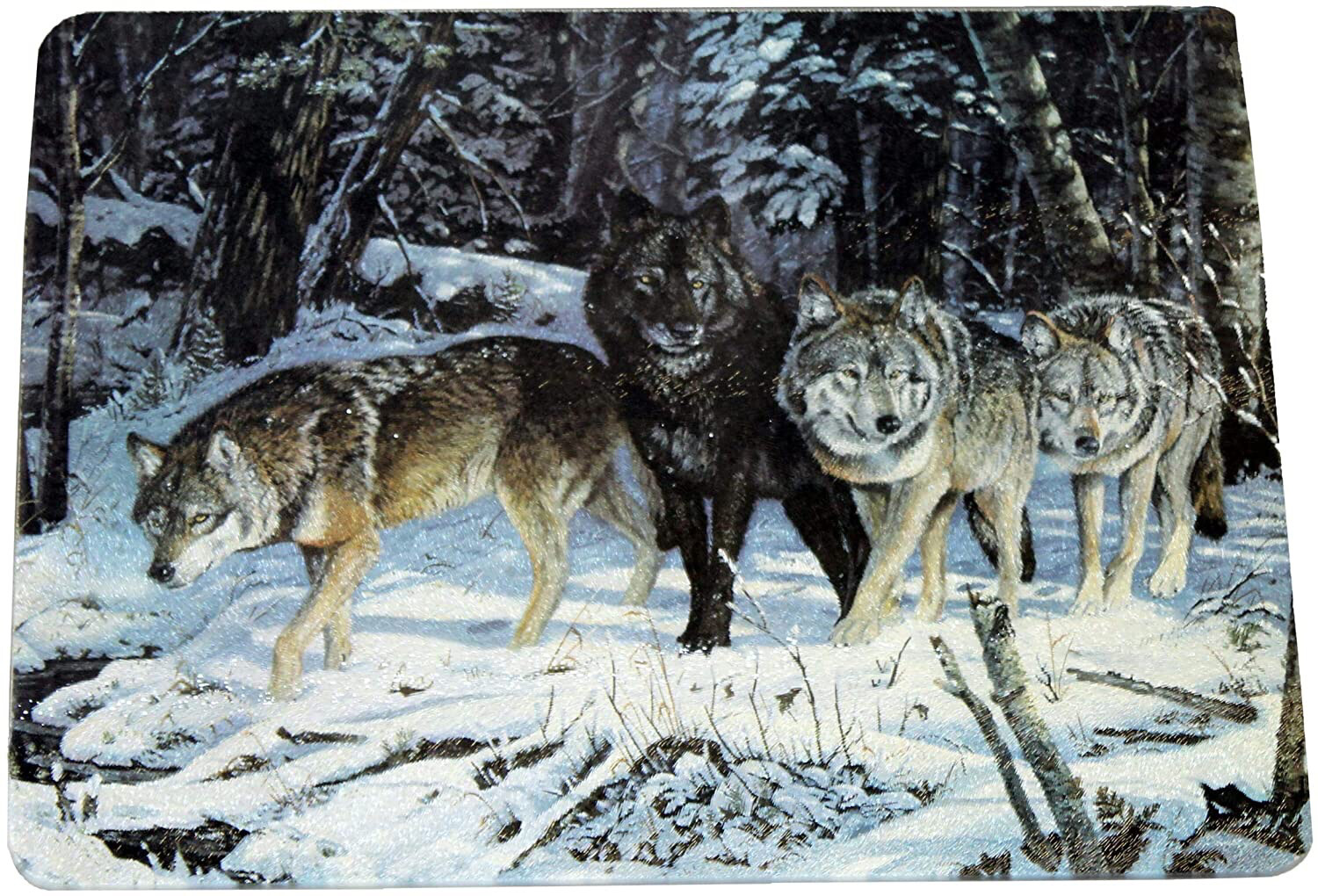 Wolf Scene Cutting Board Wolf Scene Cutting Board