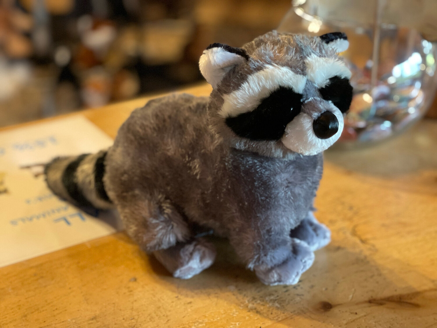 Eco- Raccoon Plushie