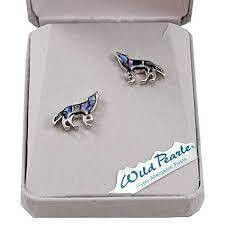 Wild Pearl-Small Wolf Earrings