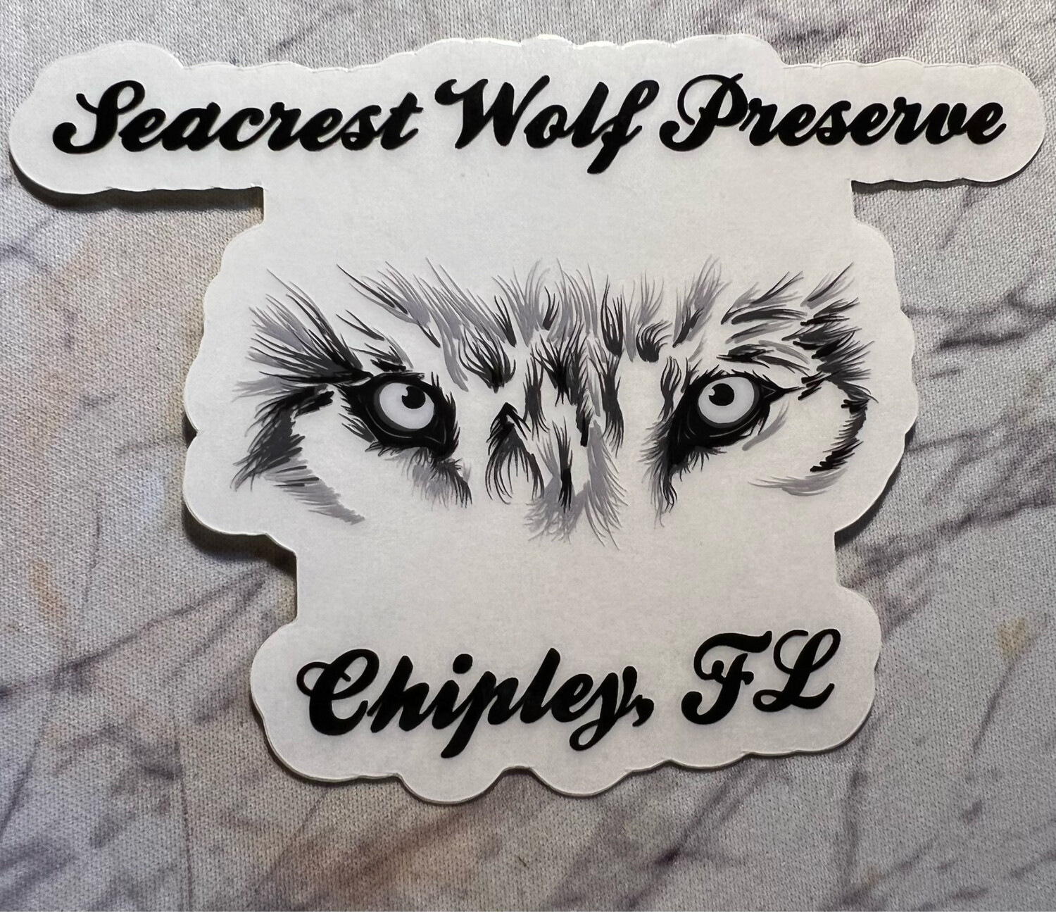 Wolf Eye Decal