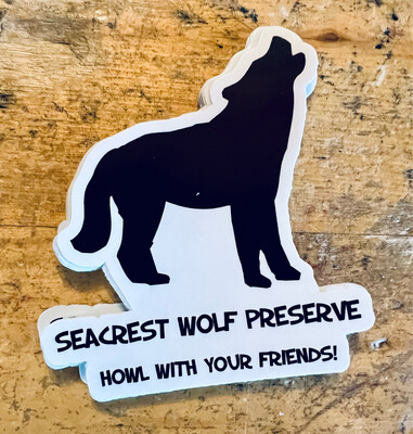 Howl With Your Friends Decal- Black