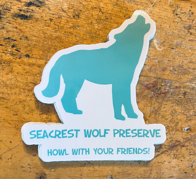 Howl With Your Friends Decal- Mint