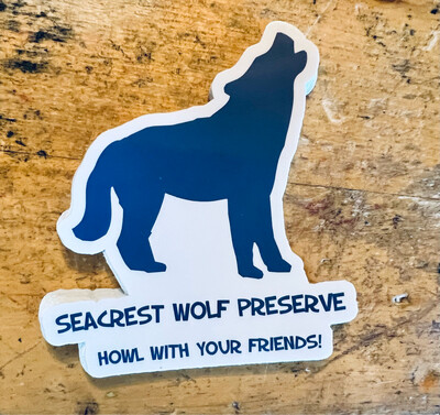 Howl With Your Friends Decal- Dark Blue