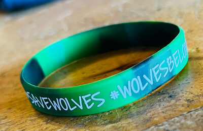 #savewolves Silicone Bracelet