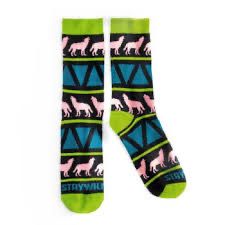 Socks-Green Wolf