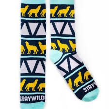 Socks-Yellow Wolf