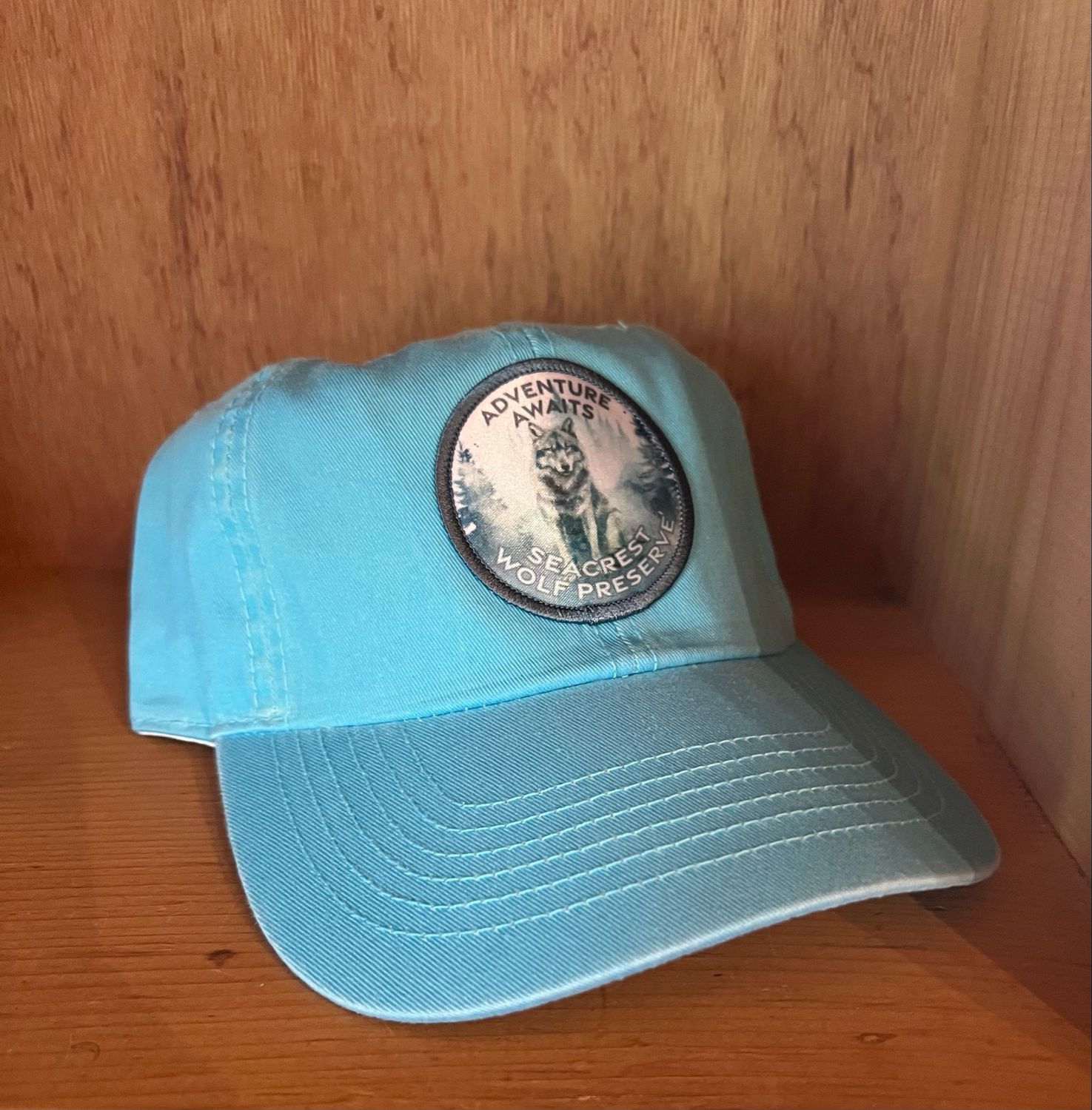 Hat- Adventure Awaits- Bright Blue