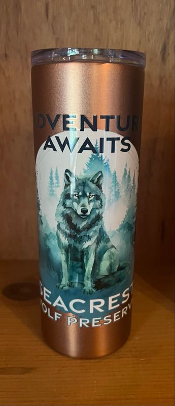 Tumbler- Adventure Awaits- Rose Gold