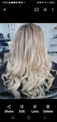 Blonding service/ in store for after pay