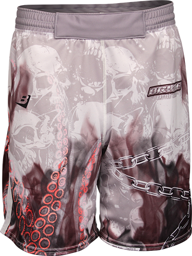 White Skull Fight Short
