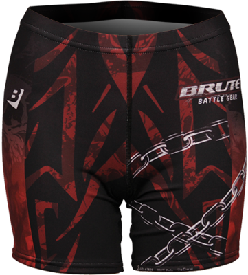 Red Fire Compression Short