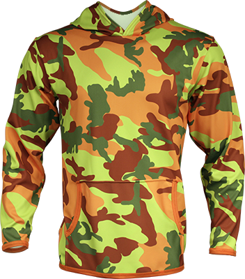 Fluorescent Camo Hoodie