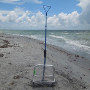 Shark Tooth Sifter 12" Basket - Blue Split
