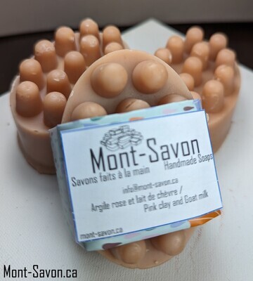 Savon Lait de chèvres &amp; argile rose (Massage Bars)